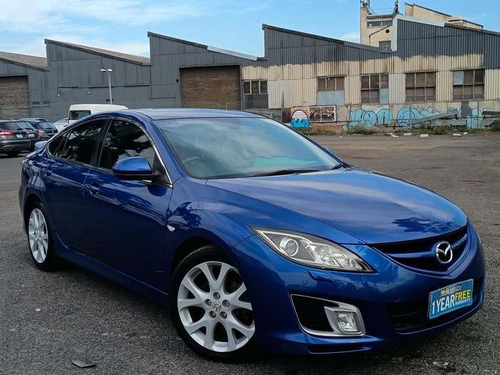 2009 Mazda 6 Luxury Sports GH Series 1 MY09 Aurora Blue