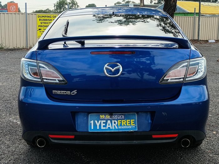2009 Mazda 6 Luxury Sports GH Series 1 MY09 Aurora Blue