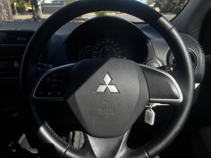 2013 Mitsubishi Mirage ES LA MY14 Red Planet