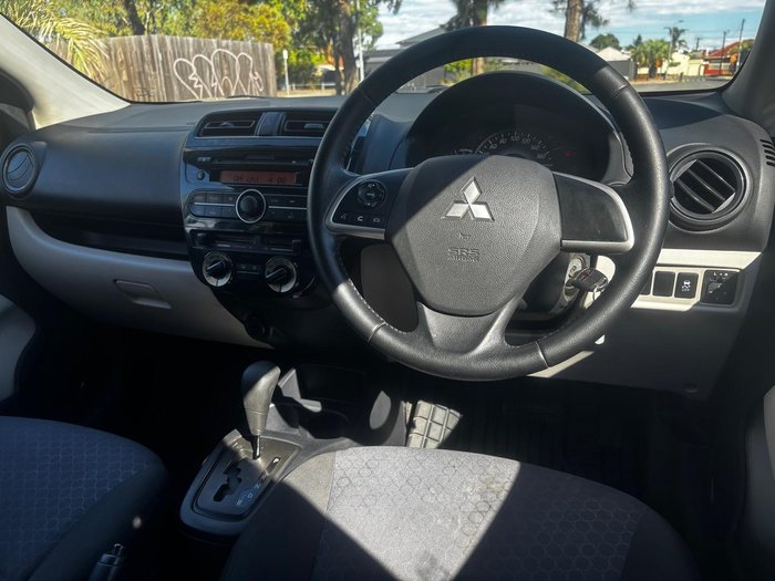 2013 Mitsubishi Mirage ES LA MY14 Red Planet