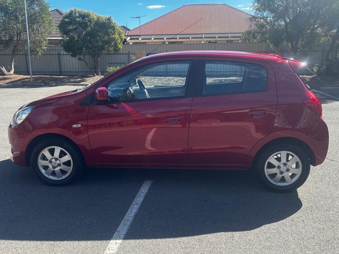 2013 Mitsubishi Mirage ES LA MY14 Red Planet