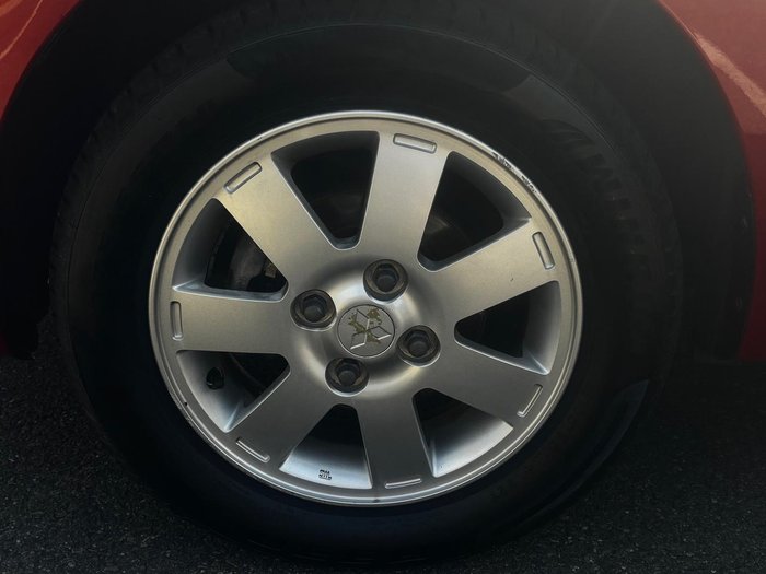 2013 Mitsubishi Mirage ES LA MY14 Red Planet