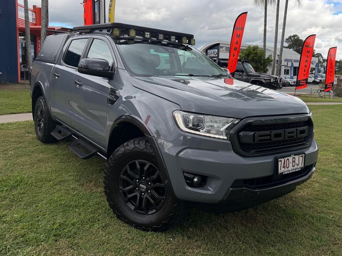2021 Ford Ranger FX4 Max PX MkIII MY21.25 4X4 Dual Range Meteor Grey