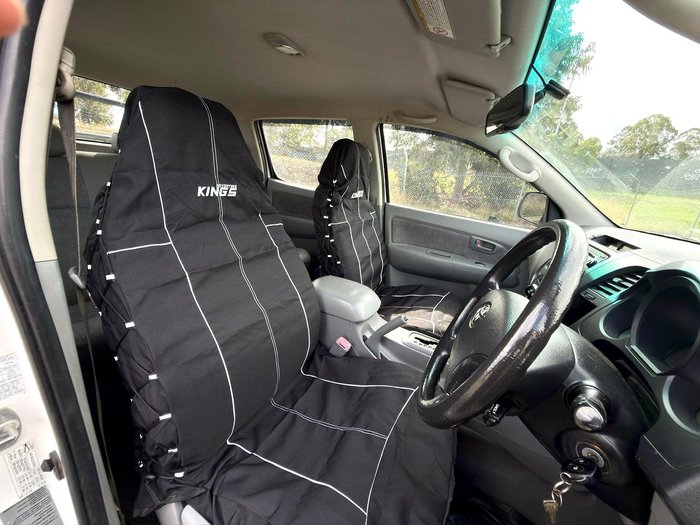 2010 Toyota Hilux SR KUN26R MY10 4X4 Glacier White