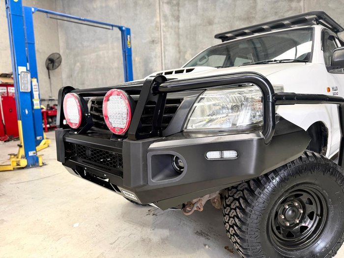 2011 Toyota Hilux Workmate KUN26R MY12 4X4 Glacier White