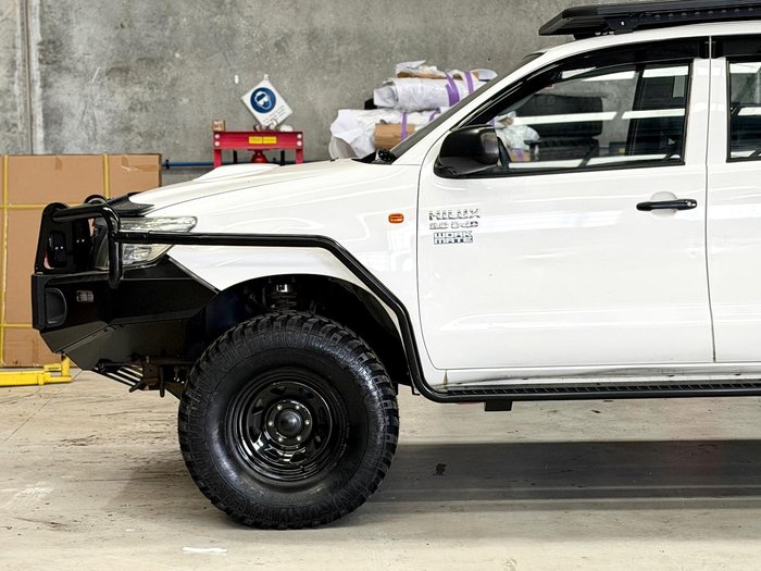 2011 Toyota Hilux Workmate KUN26R MY12 4X4 Glacier White
