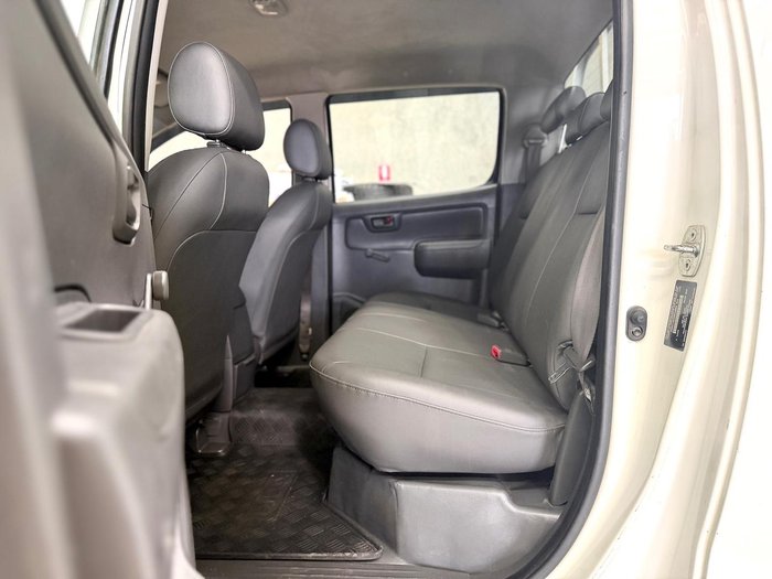 2011 Toyota Hilux Workmate KUN26R MY12 4X4 Glacier White