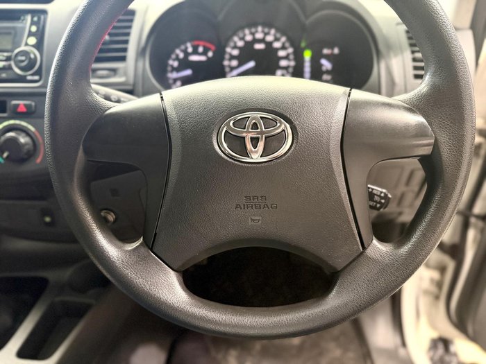2011 Toyota Hilux Workmate KUN26R MY12 4X4 Glacier White