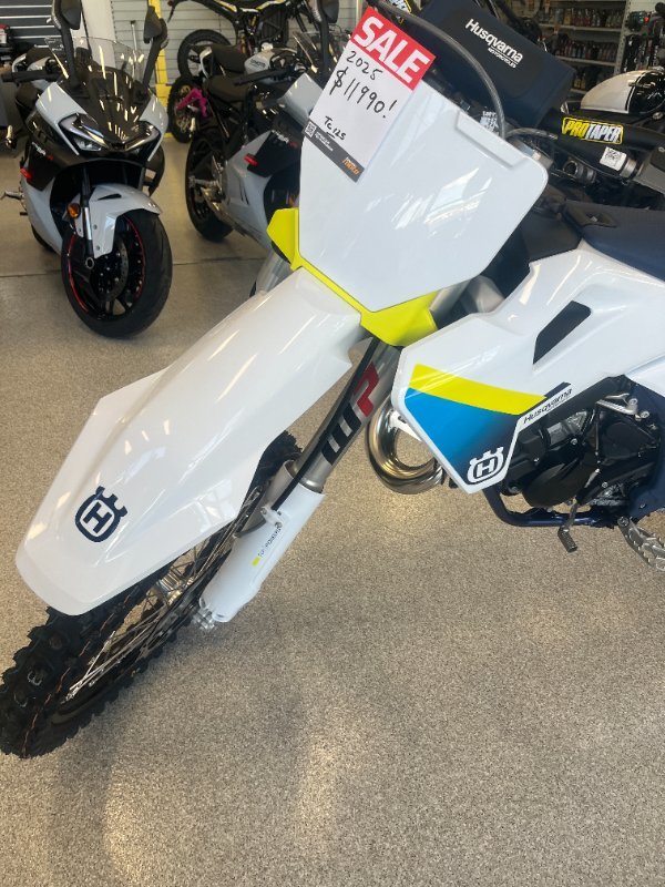 2025 HUSQVARNA TC125 WHITE