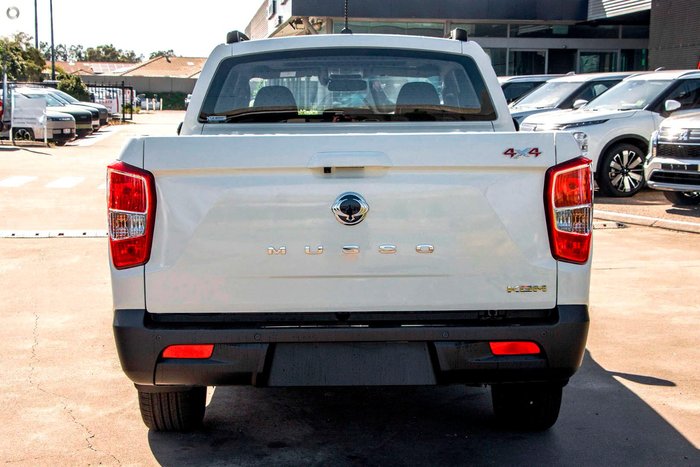 2025 KGM Musso Ultimate Q261 MY26 4X4 Dual Range Grand White