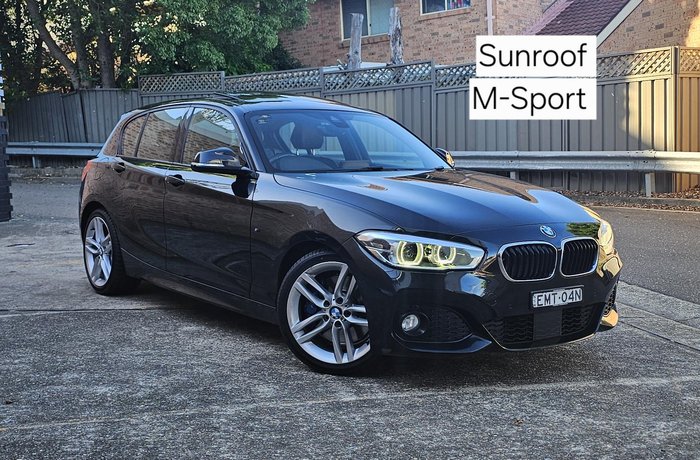 2016 BMW 1 Series 125i M Sport F20 LCI Black Sapphire