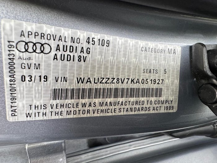 2018 Audi A3 35 TFSI