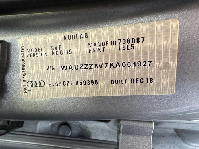 2018 Audi A3 35 TFSI