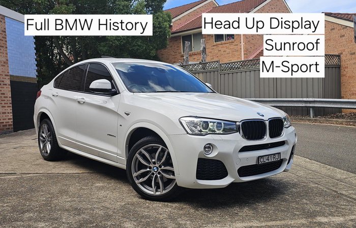 2018 BMW X4 xDrive20d F26 4X4 Constant Alpine White
