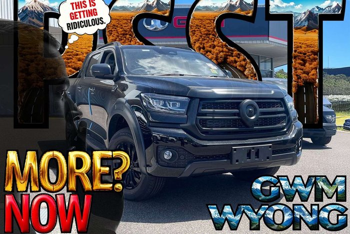 2026 GWM Ute Crystal Black (N101)
