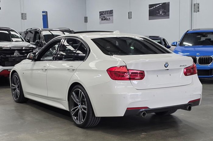 2016 BMW 3 Series 340i M Sport F30 LCI Alpine White