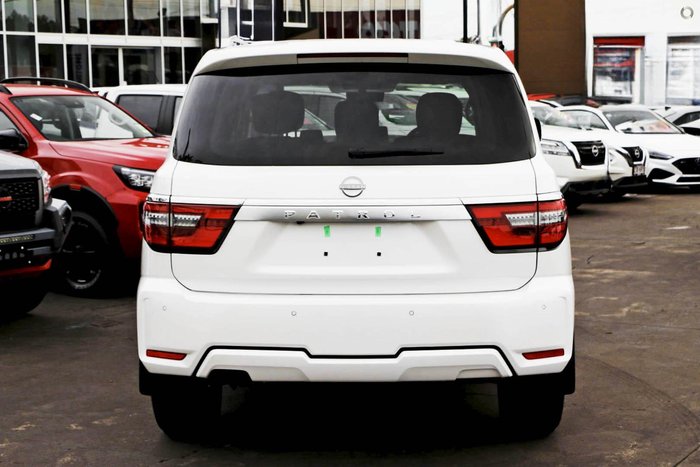 2026 Nissan Patrol Ti-L Y62 MY26 4X4 Dual Range Moonstone White