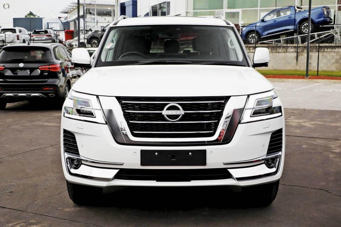 2026 Nissan Patrol Ti-L Y62 MY26 4X4 Dual Range Moonstone White