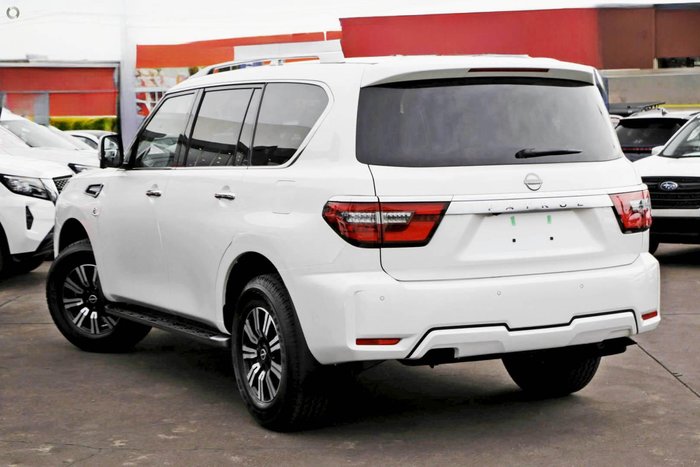 2026 Nissan Patrol Ti-L Y62 MY26 4X4 Dual Range Moonstone White