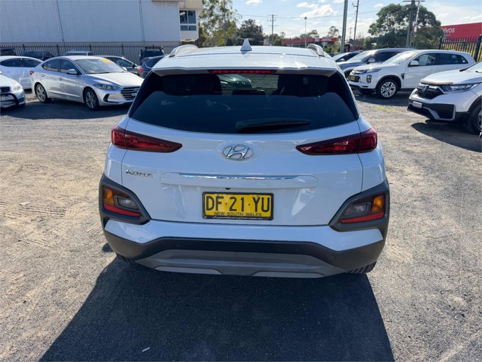 2018 HYUNDAI KONA ELITE (FWD) OS.2 MY19 White