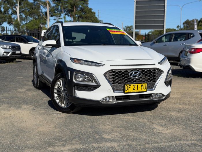2018 HYUNDAI KONA ELITE (FWD) OS.2 MY19 White