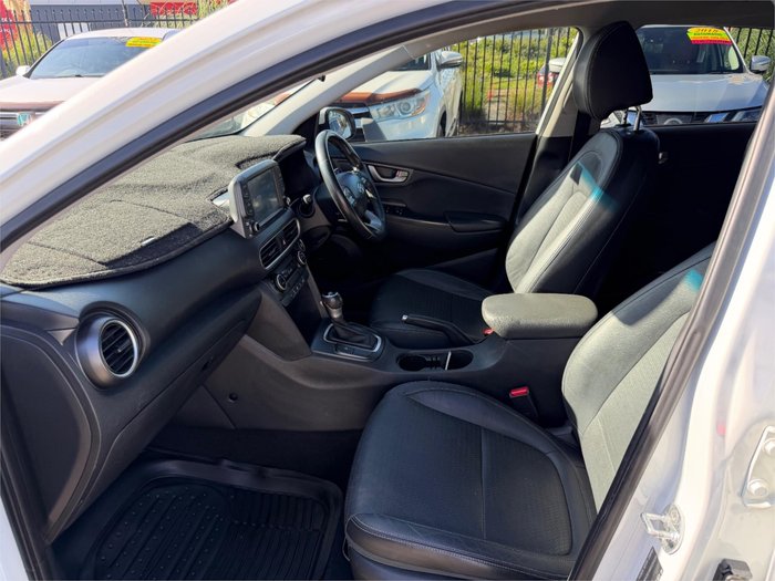 2018 HYUNDAI KONA ELITE (FWD) OS.2 MY19 White