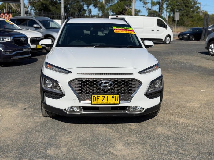 2018 HYUNDAI KONA ELITE (FWD) OS.2 MY19 White