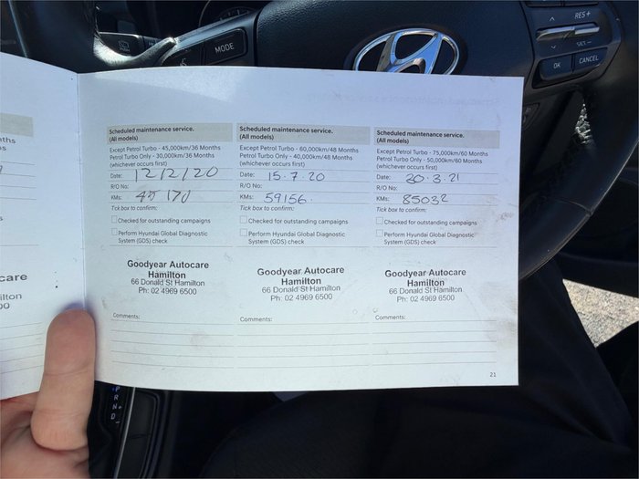 2018 HYUNDAI KONA ELITE (FWD) OS.2 MY19 White