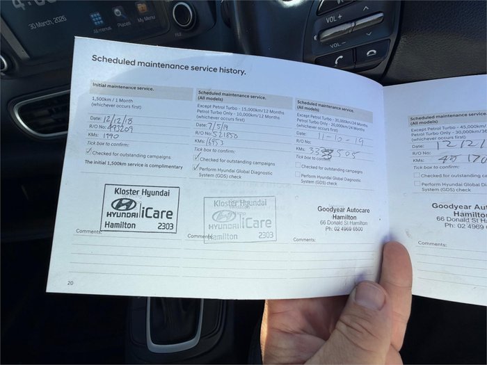 2018 HYUNDAI KONA ELITE (FWD) OS.2 MY19 White