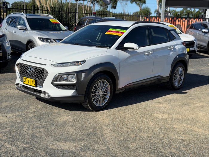 2018 HYUNDAI KONA ELITE (FWD) OS.2 MY19 White