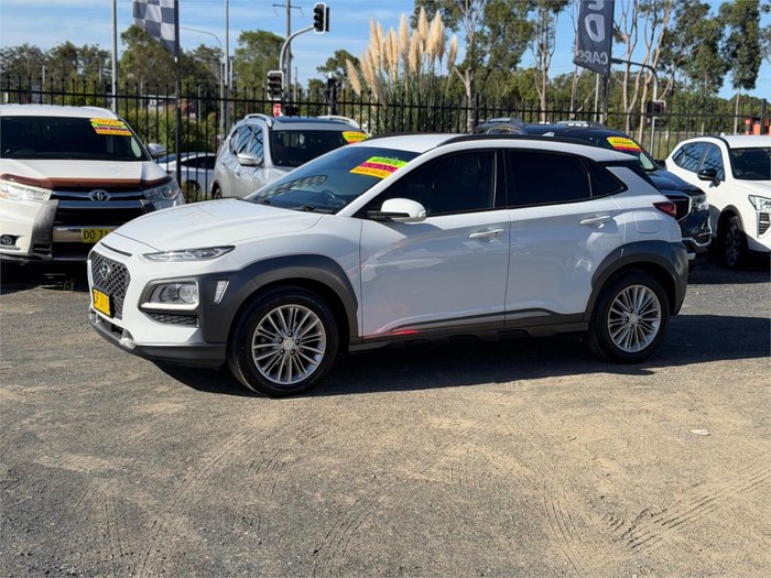 2018 HYUNDAI KONA ELITE (FWD) OS.2 MY19 White