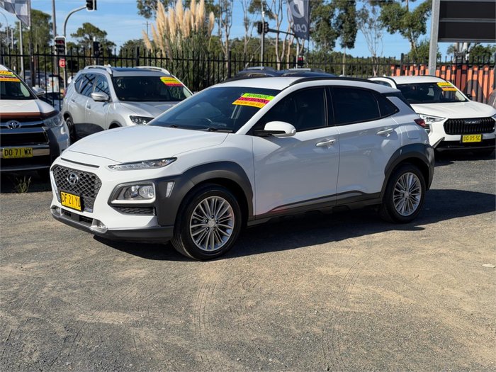 2018 HYUNDAI KONA ELITE (FWD) OS.2 MY19 White