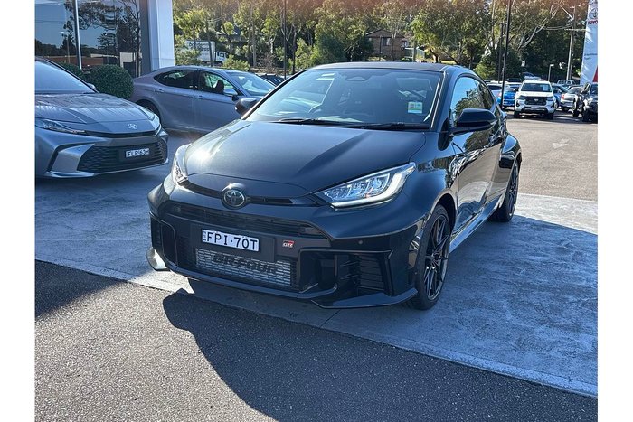 2025 Toyota Yaris GR GT GXPA16R Four Wheel Drive Tarmac Black