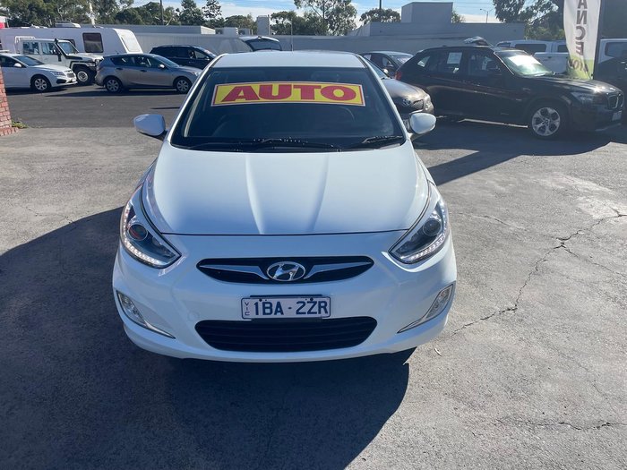 2013 Hyundai Accent SR RB3 Crystal White
