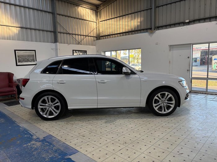 2013 Audi SQ5 TDI 8R MY13 Four Wheel Drive Glacier White