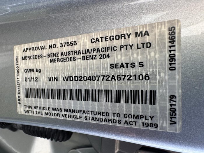 2011 Mercedes-Benz C-Class C63 AMG Performance Package Plus