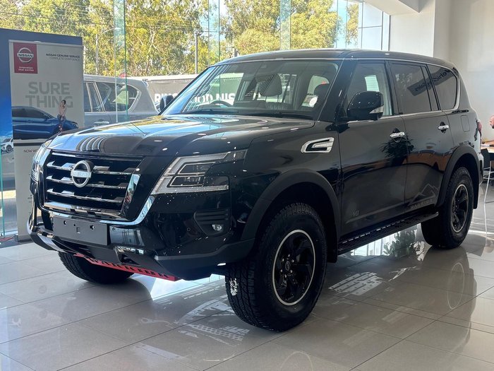 2026 Nissan Patrol Warrior Y62 MY26 4X4 Dual Range Black Obsidian