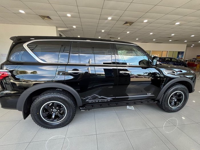 2026 Nissan Patrol Warrior Y62 MY26 4X4 Dual Range Black Obsidian