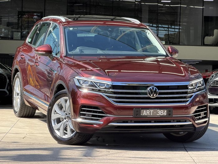 2022 Volkswagen Touareg 210TDI Elegance CR MY22 Four Wheel Drive Malbec Red