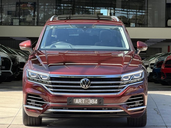 2022 Volkswagen Touareg 210TDI Elegance CR MY22 Four Wheel Drive Malbec Red