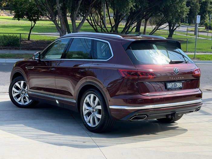 2022 Volkswagen Touareg 210TDI Elegance CR MY22 Four Wheel Drive Malbec Red