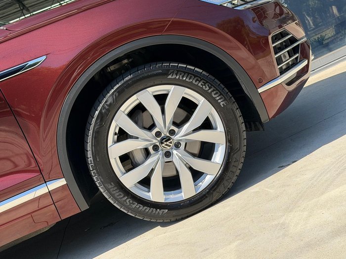 2022 Volkswagen Touareg 210TDI Elegance CR MY22 Four Wheel Drive Malbec Red