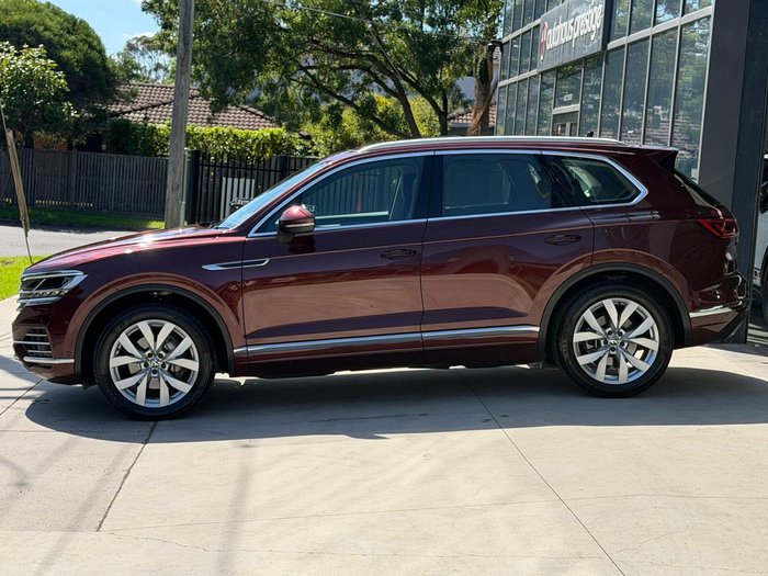 2022 Volkswagen Touareg 210TDI Elegance CR MY22 Four Wheel Drive Malbec Red
