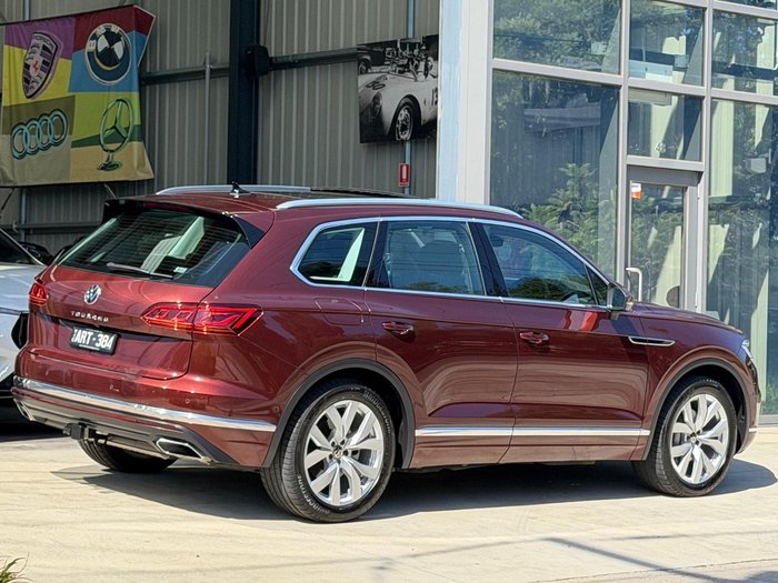 2022 Volkswagen Touareg 210TDI Elegance CR MY22 Four Wheel Drive Malbec Red