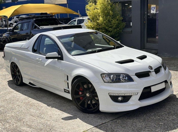 2009 Holden Special Vehicles Maloo R8 E Series MY09 Heron White