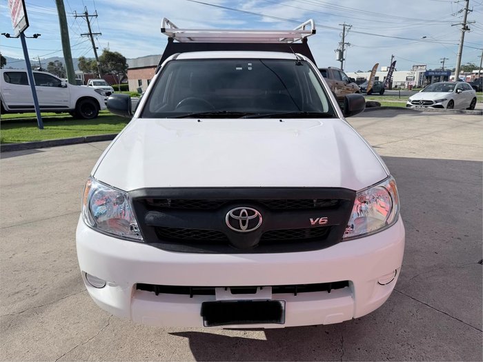 2006 Toyota Hilux SR GGN15R MY07 4x2 Glacier White