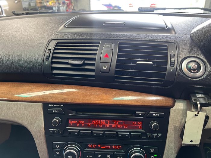 2008 BMW 1 Series 120i E87 MY07 Sapphire Black