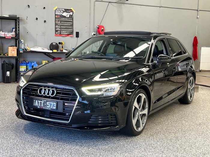 2018 Audi A3 Sport 8V MY18 Brilliant Black