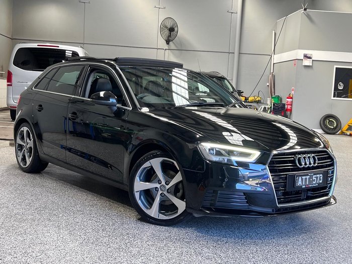 2018 Audi A3 Sport 8V MY18 Brilliant Black