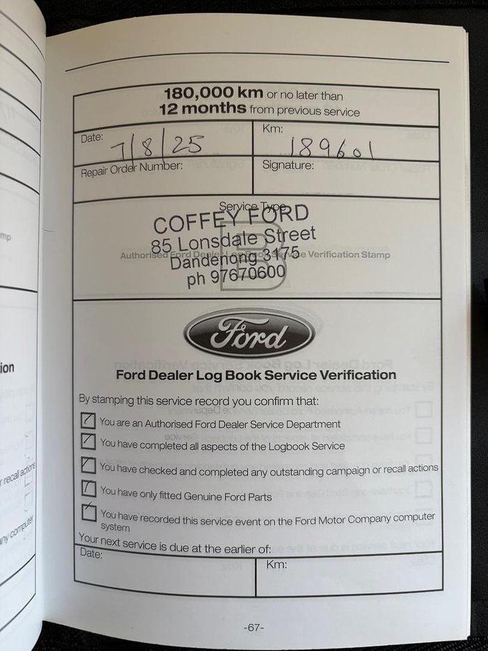 2018 Ford Transit Custom 290S VN 2017.75MY Frozen White